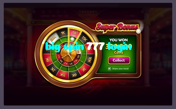 big spin 777 login خوش آمدید بونس +600% پیشکش موبائل ایپ کے پروموشن سیکشن میں دکھائی دیتی ہے۔